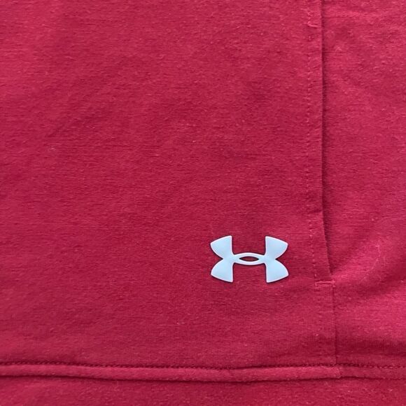 Men's Under Armour Red BYUI Hoodie Size M - Picture 3 of 6